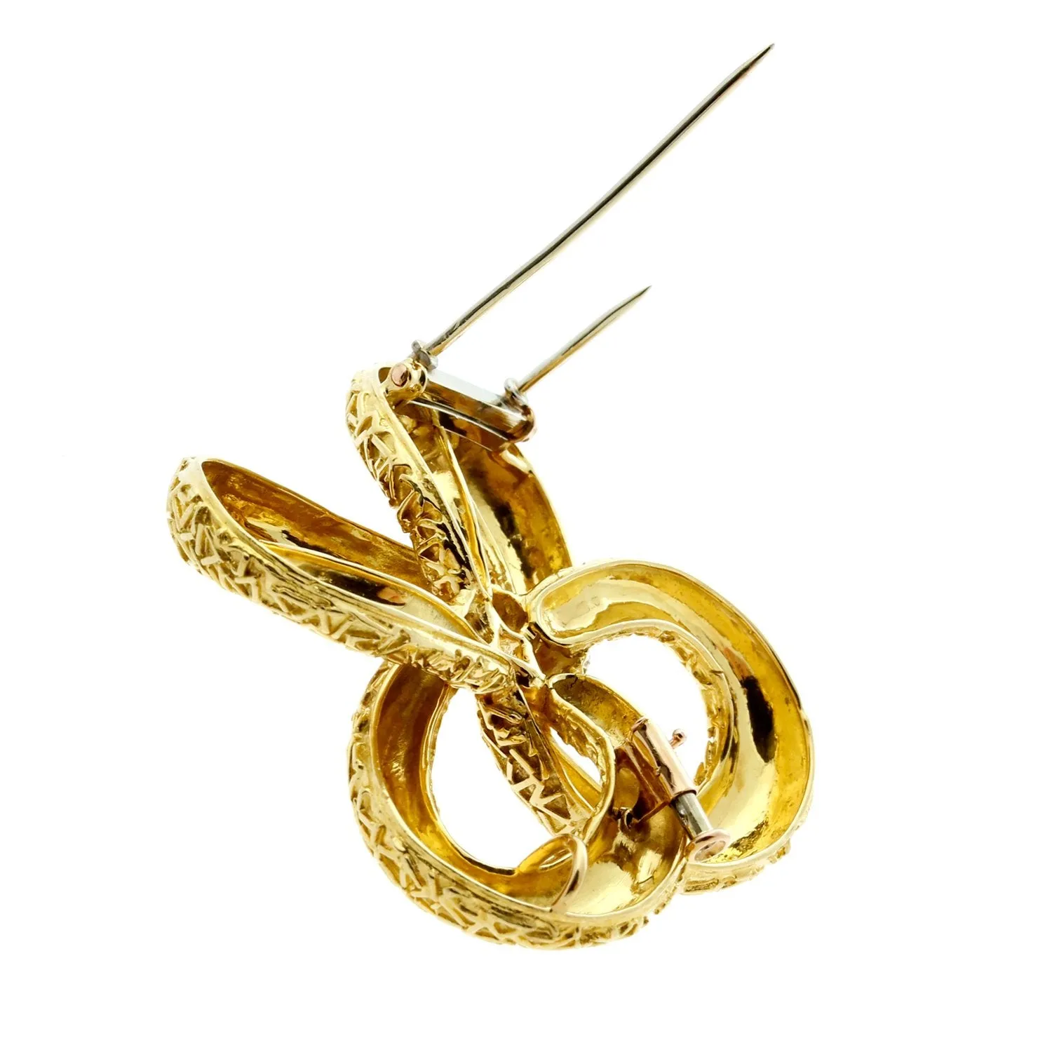 Van Cleef & Arpels Yellow Gold Brooch Pendant