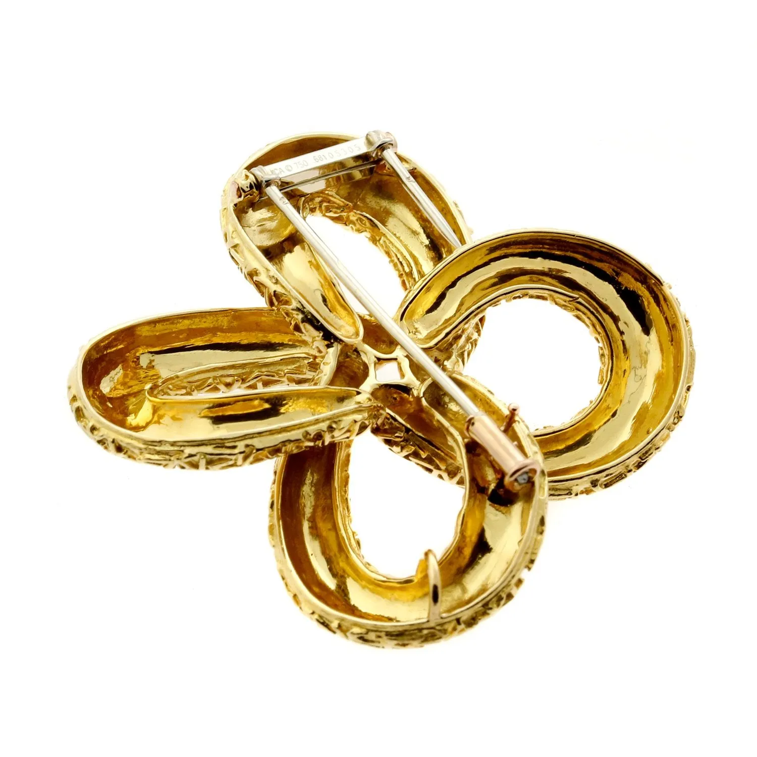 Van Cleef & Arpels Yellow Gold Brooch Pendant